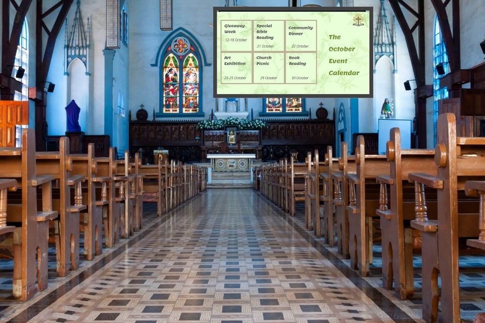Tips For Using Digital Welcome Signage In Your Church